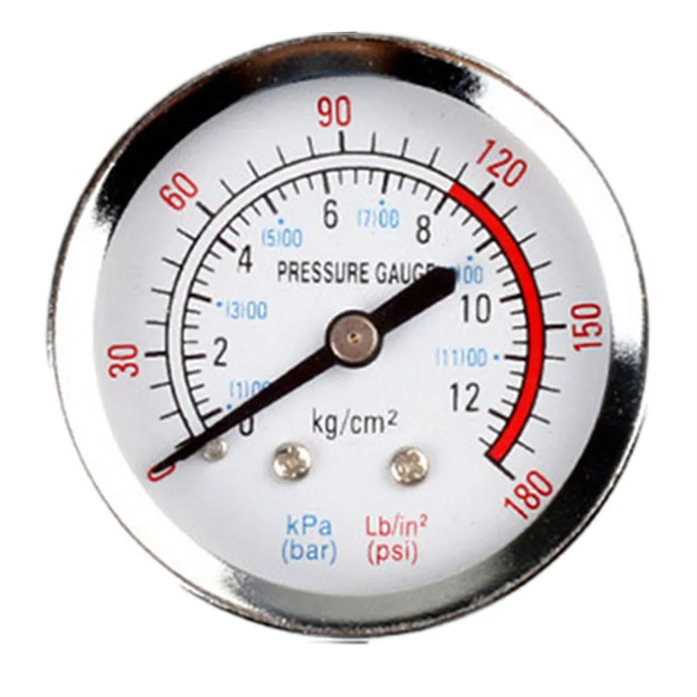 Y40 Y50 0-180PSI Gas Water Fuel Liquids Meter Pressure Gauge For Air Compressor