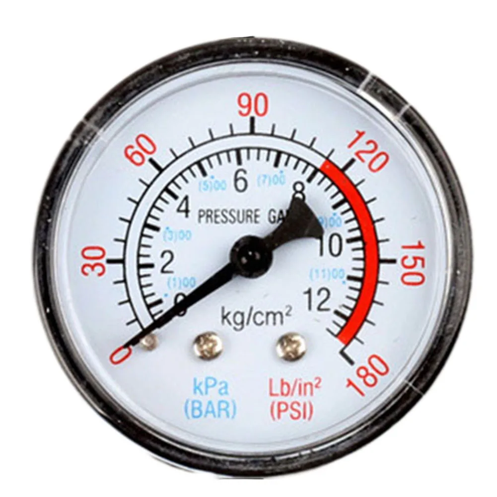 Y40 Y50 0-180PSI Gas Water Fuel Liquids Meter Pressure Gauge For Air Compressor