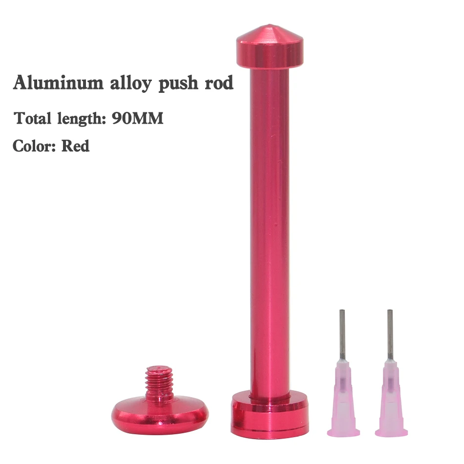 Aluminum alloy push rod, universal 10cc syringe flux booster rod, flux paste, welding treasure, welding oil accessories