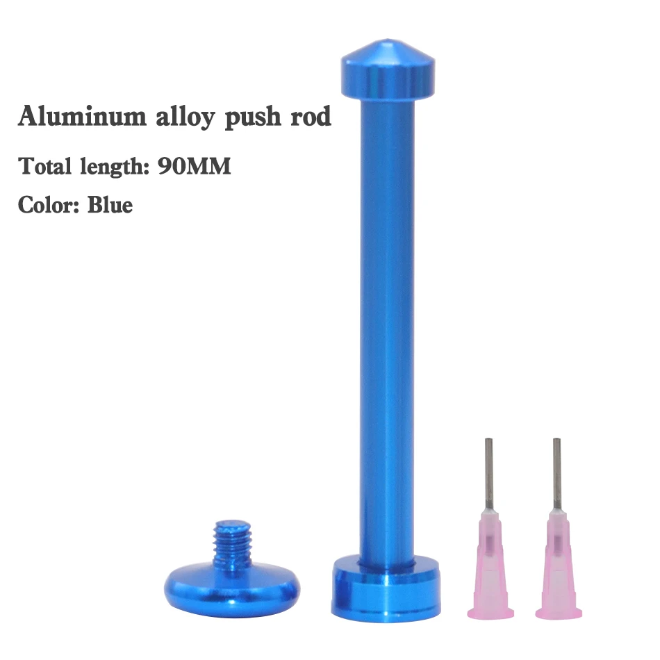 Aluminum alloy push rod, universal 10cc syringe flux booster rod, flux paste, welding treasure, welding oil accessories