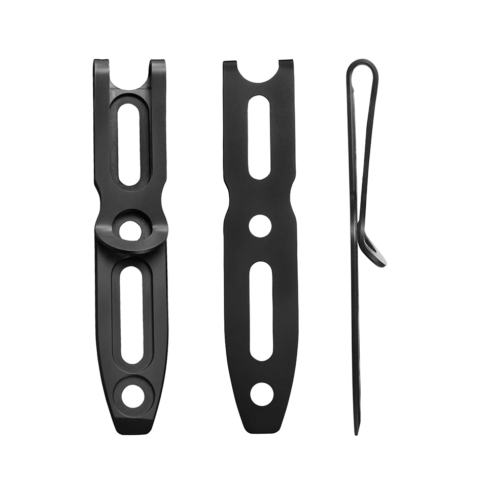 TONIFE 420J2 Stainless Steel Large Pocket Clip for Kydex Sheath with Multi-Hole Spacing & Screws Outdoor Tool Accessories AK4210