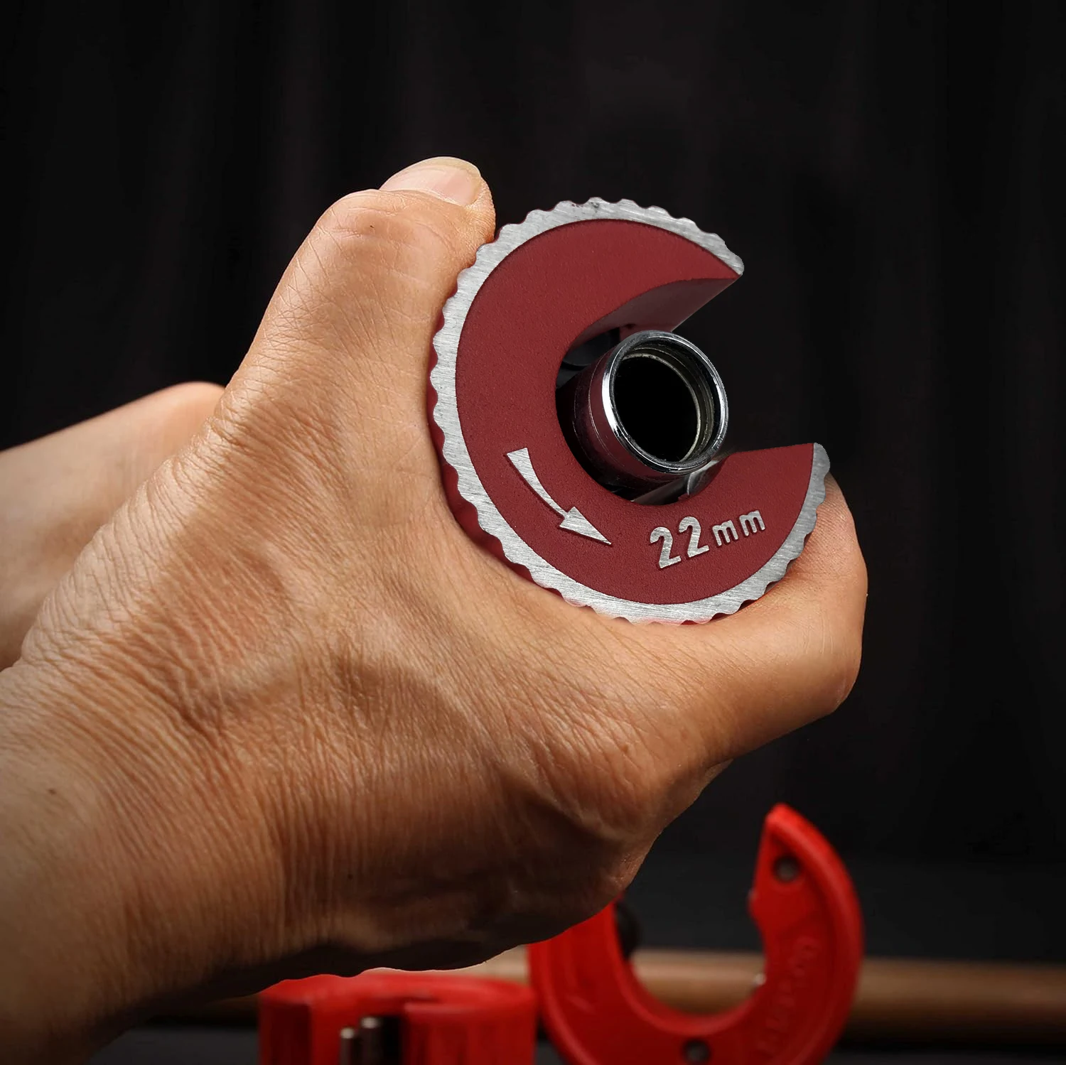 New Round Pipe Tube Cutter Aluminium Alloy Body Self Locking for Copper Tube Aluminium PVC Plastic Mini Round Pipe Cutter Tool