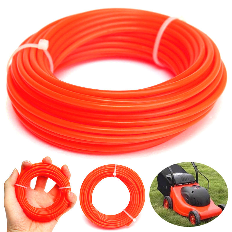 Strong Trimmer Strimmer Brushcutter Nylon Cord Line 4mm*5000mm Wire String Rope for Grass Strimmer Thick 4.0mm Replacement