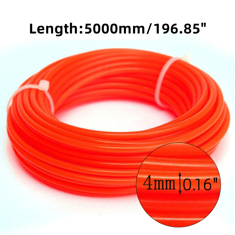 Strong Trimmer Strimmer Brushcutter Nylon Cord Line 4mm*5000mm Wire String Rope for Grass Strimmer Thick 4.0mm Replacement