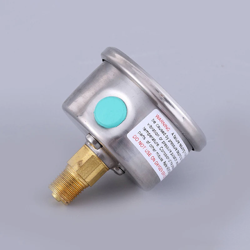 Oil Filled/Oil-free Pressure Gauge 40Mpa/6000PSI High Pressure Pump Air Compressor Pressure Gauge M10*1 Thread M10 Gasket