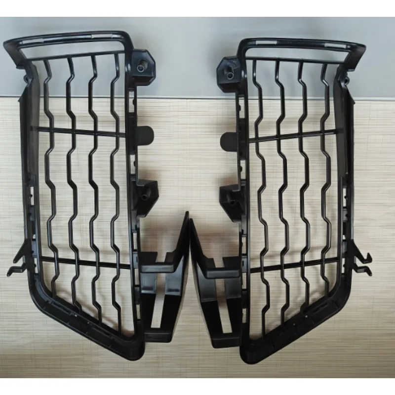 For BMW 3 Series F30 F31 F35 2013-2019 MT Style Front Bumper Lower Grille Modified with Fog Lamp Delete Mesh Cover Compatible