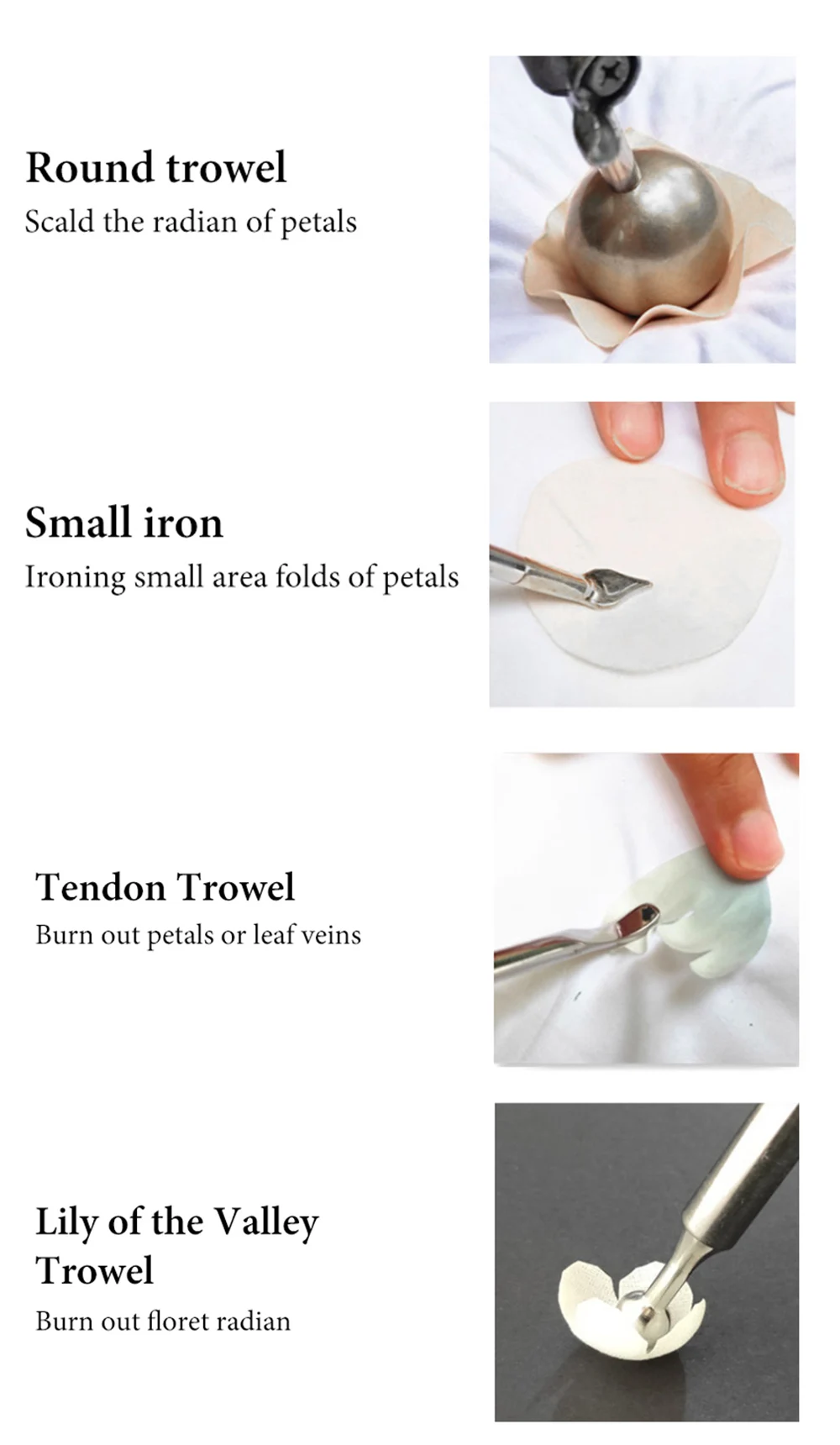 220V/110V Fabric Flowers Ironing Tool Set 18/13/11/8 Heads Soldering Iron DIY Artificial Flower Making Tool Ironing Machine