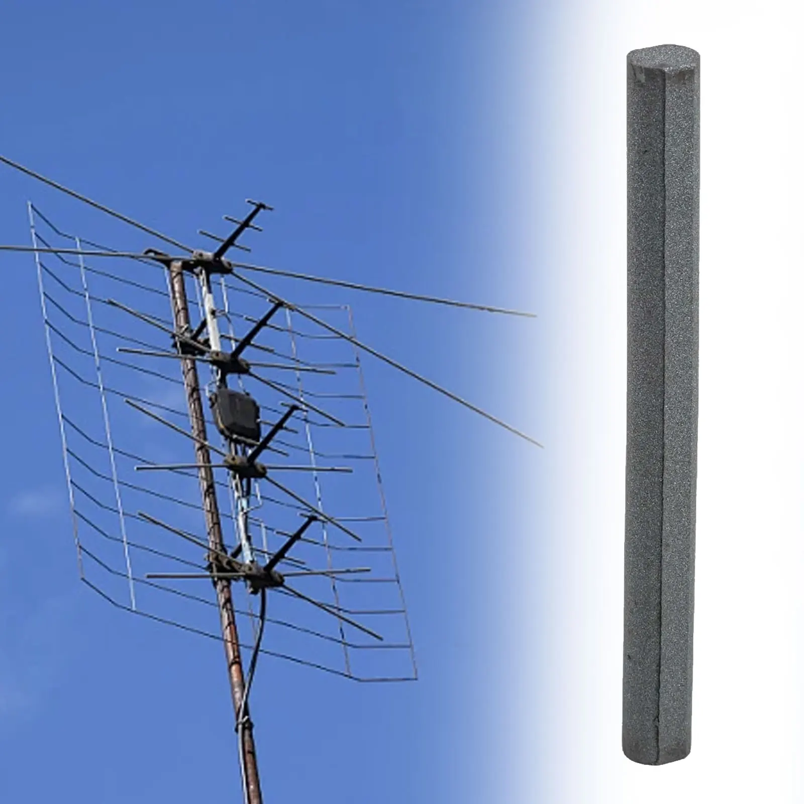 1pcs Buffer Rod Bar Anti-interference Ferrite Mandrel With Diameter Length 10×100mm For Crystal- Radio Antenna Aerial