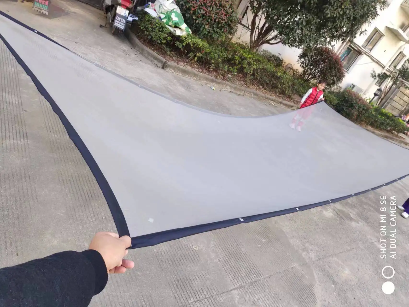 Transparent Holographic Mesh 3D Hologram Hologram Gauze 7mx30m Stage Projection Screen Outdoor Exhibition Museum Customizable