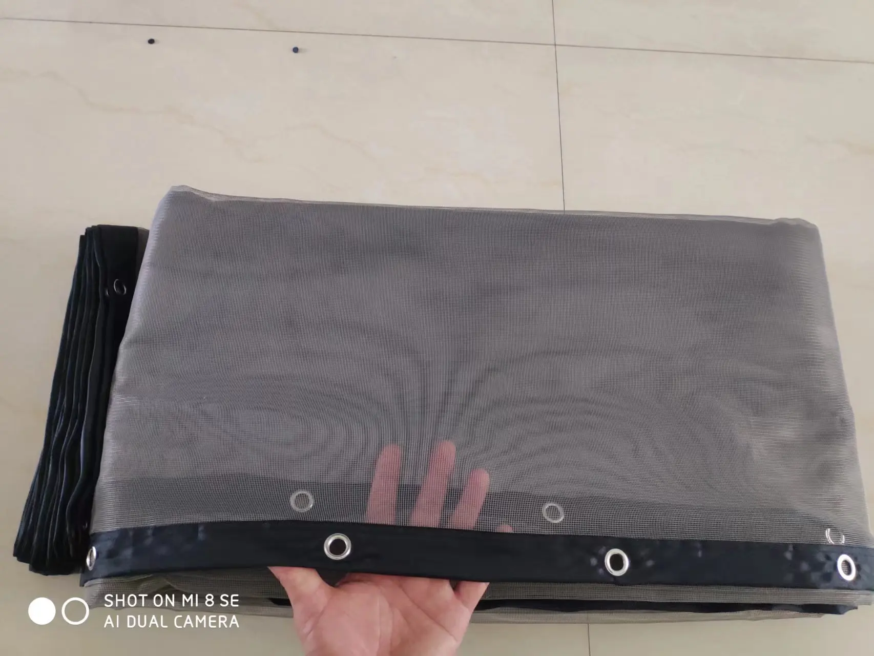 Transparent Holographic Mesh 3D Hologram Hologram Gauze 7mx30m Stage Projection Screen Outdoor Exhibition Museum Customizable