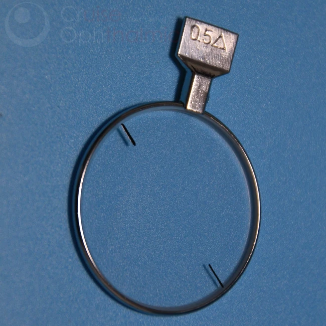 Special Prism Lens 0.25/0.75/0.50 Optometry Spare Lens For Trial Lens Set Metal Rim OD 38mm