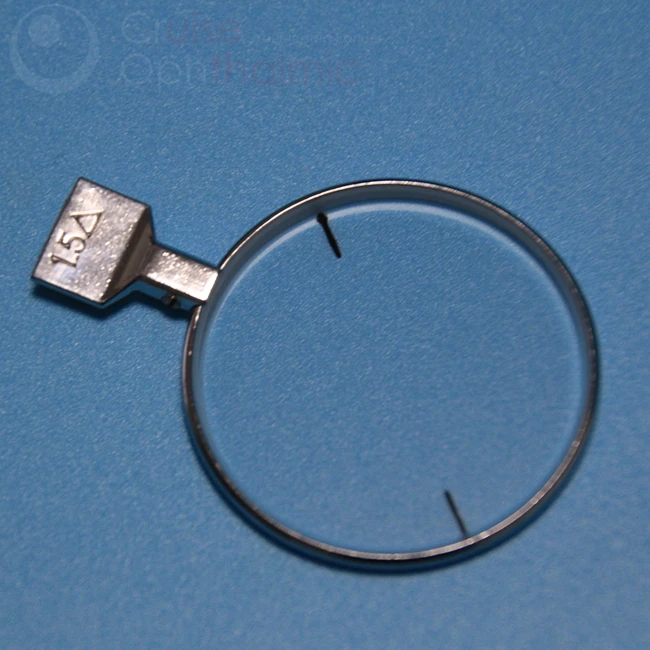 Special Prism Lens 0.25/0.75/0.50 Optometry Spare Lens For Trial Lens Set Metal Rim OD 38mm