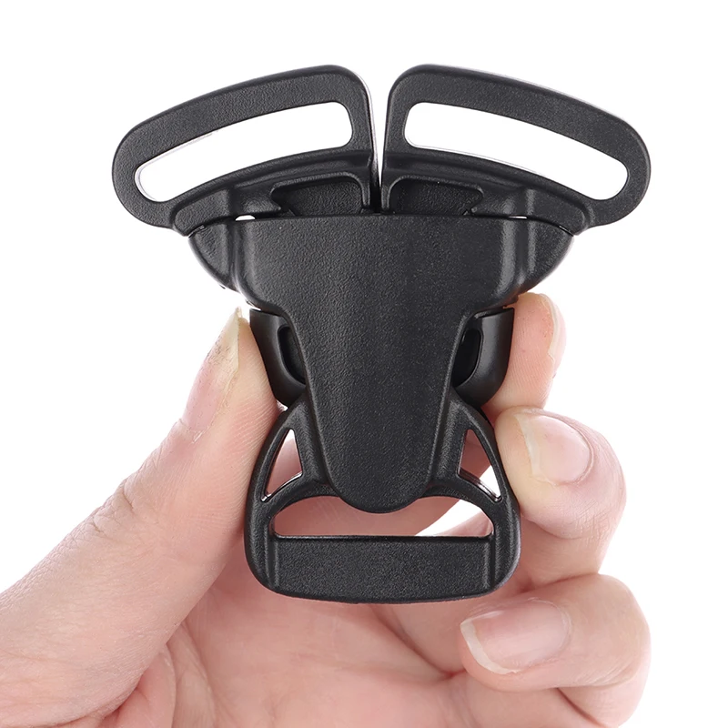 25mm 3 Way Three Point Side Release Buckle Quick Plastic Black Baby Carrier Accessory Car Seat Bag Webbing Backpack
