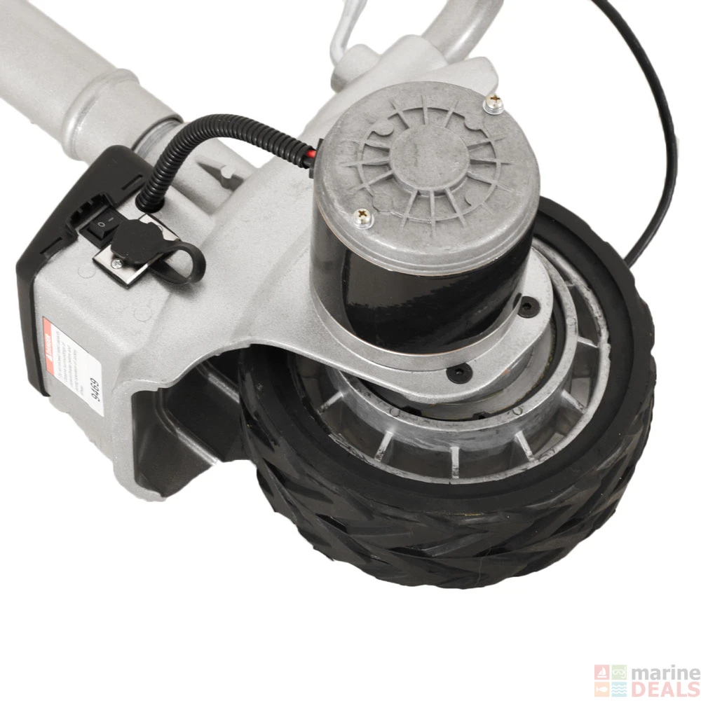 12V Motorised Jockey Wheels Electric Power Mover Maneuver Trailer Boat 350W Striker Power Jockey Wheel Foldable