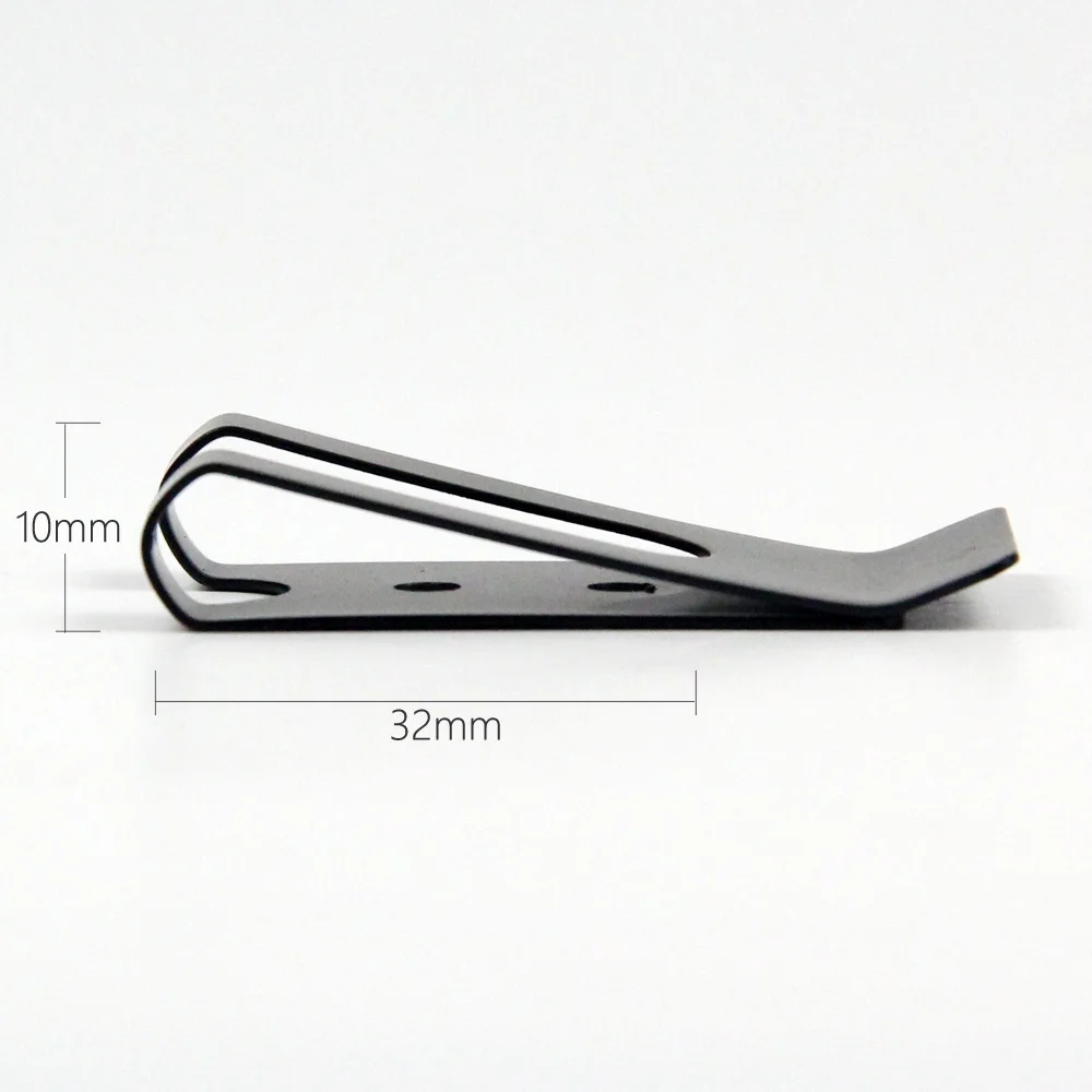 10 Pieces Metal Belt Clip Holster Clamp Buckle Spring Hook For DIY Bag Pouch Leather Kydex Sheath