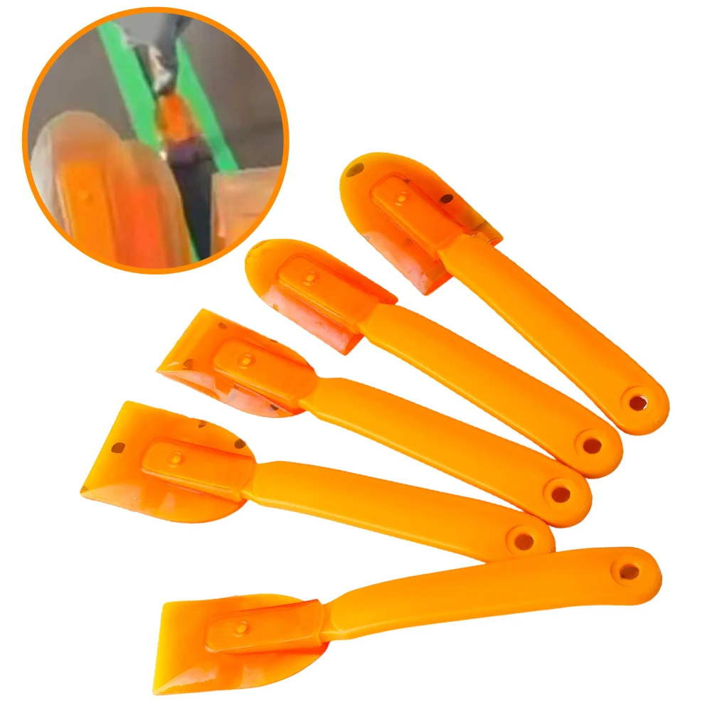 5PCS Rubber Caulking Tool Caulk Finishing Tool Multifunctional Sealant Spatula Spreader Silicone Caulk Finishing Smoothing Tool