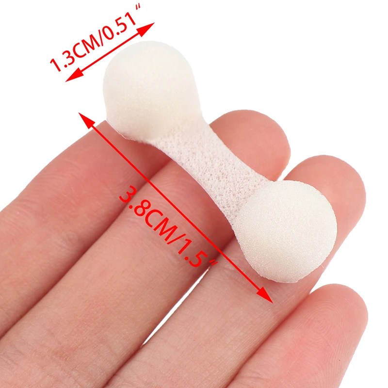 50Pcs/lot Anti-pollution Tanning Nasal Plug Spray Nose Filters Sponge