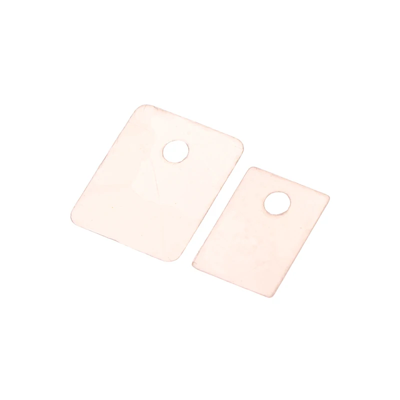 100PCS Silicone TO-220 Mica Insulation Pad Heat Insulation To-220 Insulation Pads Silicone Mica Sheet Insulation