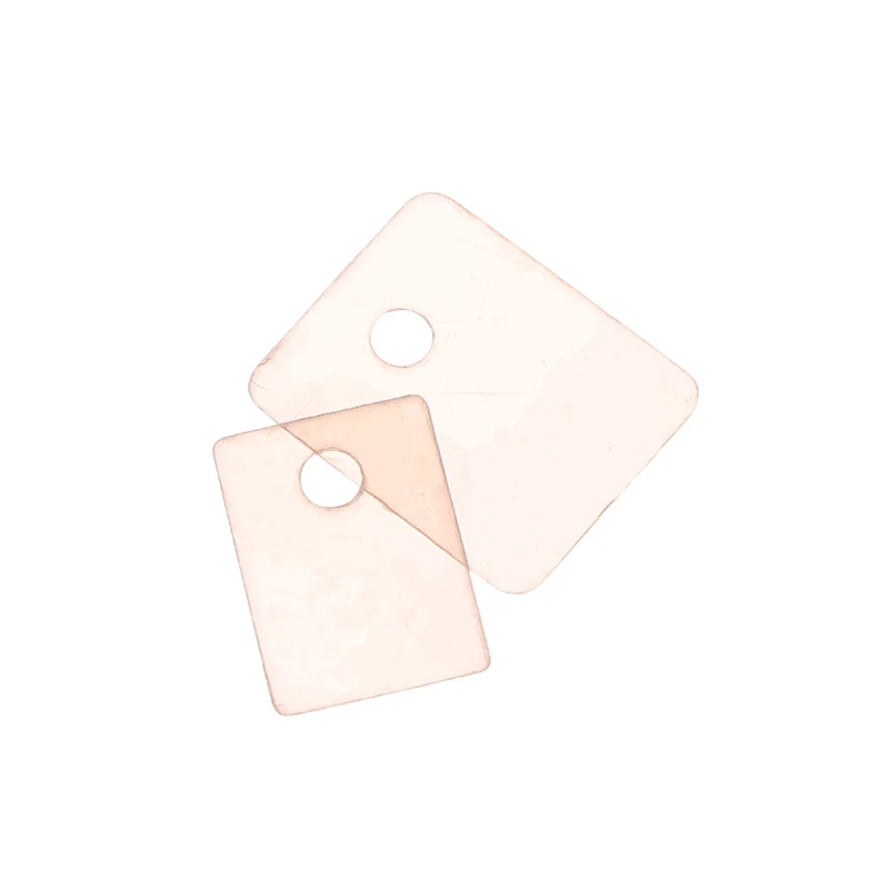 100PCS Silicone TO-220 Mica Insulation Pad Heat Insulation To-220 Insulation Pads Silicone Mica Sheet Insulation
