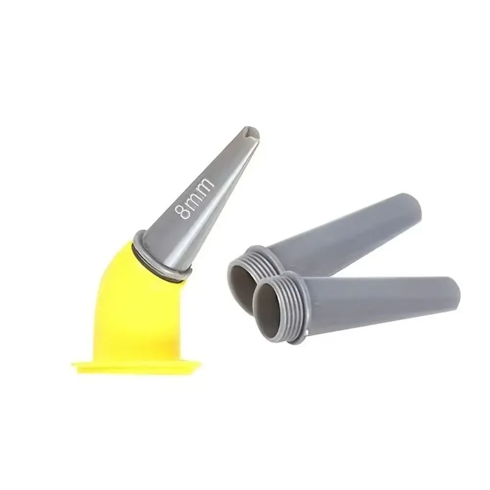15Pcs Caulk Finisher Kit Glass Glue Caulking Plastics Nozzle Tips with Connection Bases Replacement for Bathroom Kitchen Doors