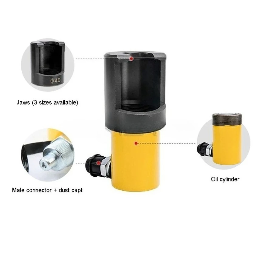 Hydraulic Pneumatic Ball Head Remover Cylinder Hydraulic Pneumatic Ball Head Extractor Large Truck Disassembly Equipment Tools