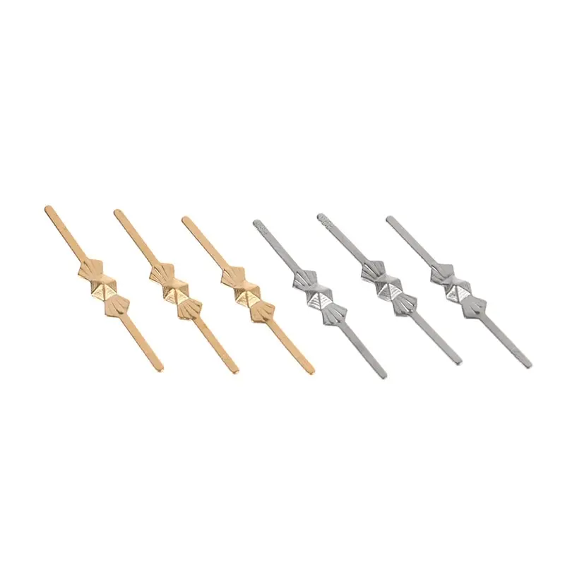 500pcs/bag 25mm Metal Butterfly Buckles Bowtie Connectors Pins For Crystal Prism Beads Chandelier Pendant Lighting Parts