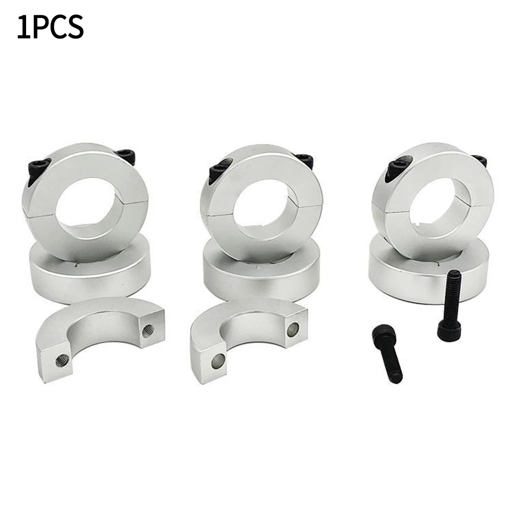 1PC Retaining Ring 6/8/10/22/28/32/40mm Aluminum Alloy Two Piece Clip Collar Anti-corrosion Treatment Interchangeable