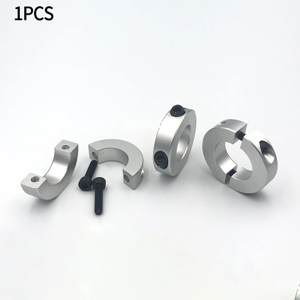 1PC Retaining Ring 6/8/10/22/28/32/40mm Aluminum Alloy Two Piece Clip Collar Anti-corrosion Treatment Interchangeable