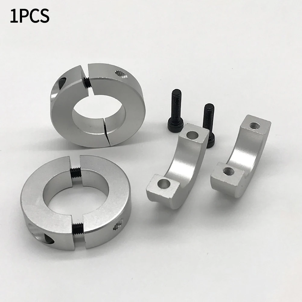 1PC Retaining Ring 6/8/10/22/28/32/40mm Aluminum Alloy Two Piece Clip Collar Anti-corrosion Treatment Interchangeable