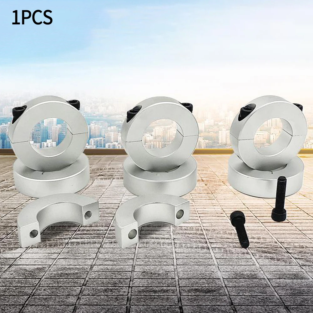 1PC Retaining Ring 6/8/10/22/28/32/40mm Aluminum Alloy Two Piece Clip Collar Anti-corrosion Treatment Interchangeable