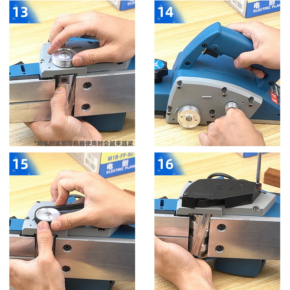 Woodworking Electric Press Planer Spiral Knife Shaft Hand-held Electric Planer Spiral Cutter Aluminum Alloy Cross Cutting Planer