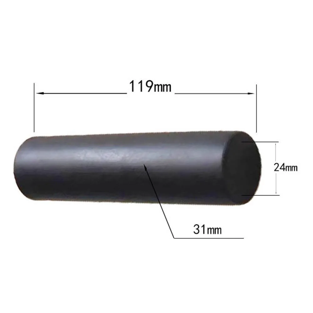 Enjoy Secure Handling 2Pcs Universal Fit Wheelbarrow Rubber Handles Non Slip Grip For Comfortable And Safe