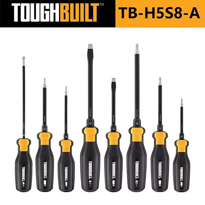 TOUGHBUILT High Hardness Aluminum Alloy Steel Cutter Head High Torque Rubber Handle Screwdriver Sold Separately Hand Tools