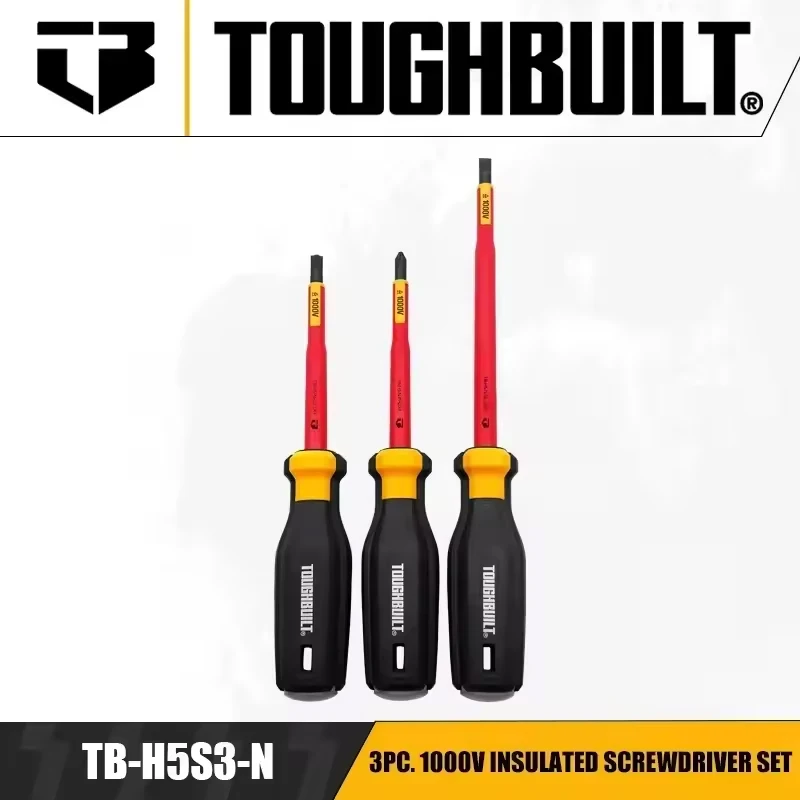 TOUGHBUILT High Hardness Aluminum Alloy Steel Cutter Head High Torque Rubber Handle Screwdriver Sold Separately Hand Tools