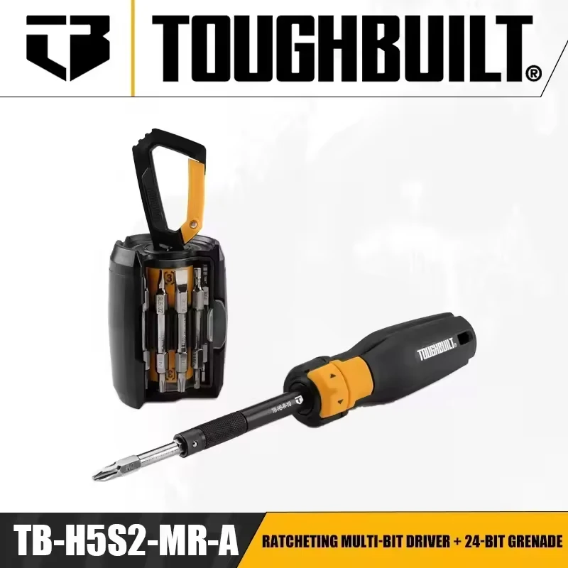 TOUGHBUILT High Hardness Aluminum Alloy Steel Cutter Head High Torque Rubber Handle Screwdriver Sold Separately Hand Tools