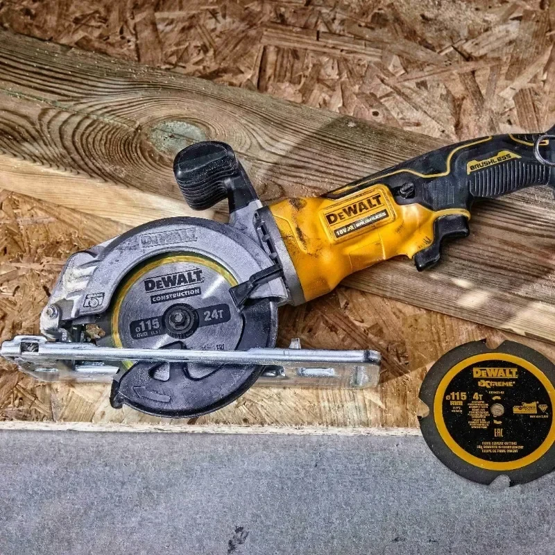 DEWALT DT20420 Circ Saw Blade Cordless Framing 115mmx9.5mm 24T Carpentry Professional Sharp Cutting Power Tool Accessories