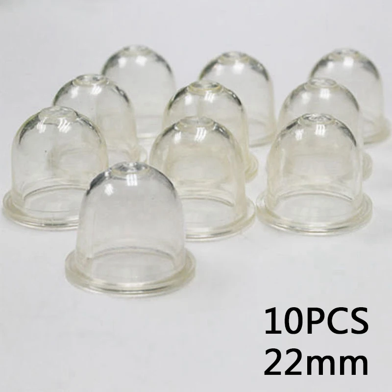 10/250pcs 19/22mm Carburetor Primer Bulb Fuel Pump Primer Bulb Chainsaw Trimmer Lawn Part Brushcutter Garden Power Equipment
