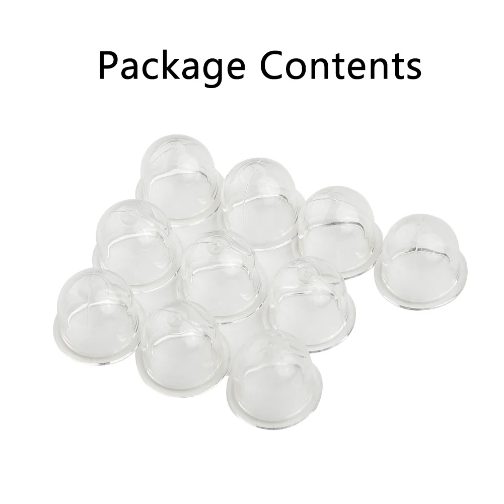 10/250pcs 19/22mm Carburetor Primer Bulb Fuel Pump Primer Bulb Chainsaw Trimmer Lawn Part Brushcutter Garden Power Equipment