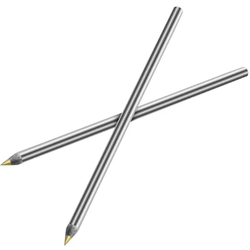 Carbide Alloy Steel Glass Tile Cutter Carbide Scriber Hard Lettering Pen Construction Marker Lettering Pencil Hand Tools