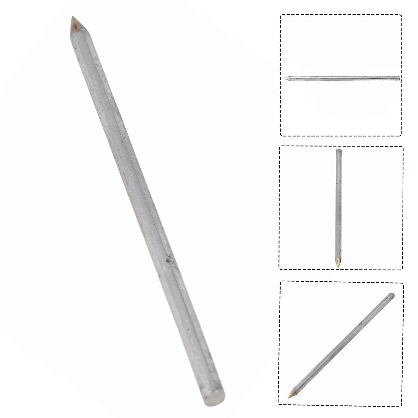Carbide Alloy Steel Glass Tile Cutter Carbide Scriber Hard Lettering Pen Construction Marker Lettering Pencil Hand Tools