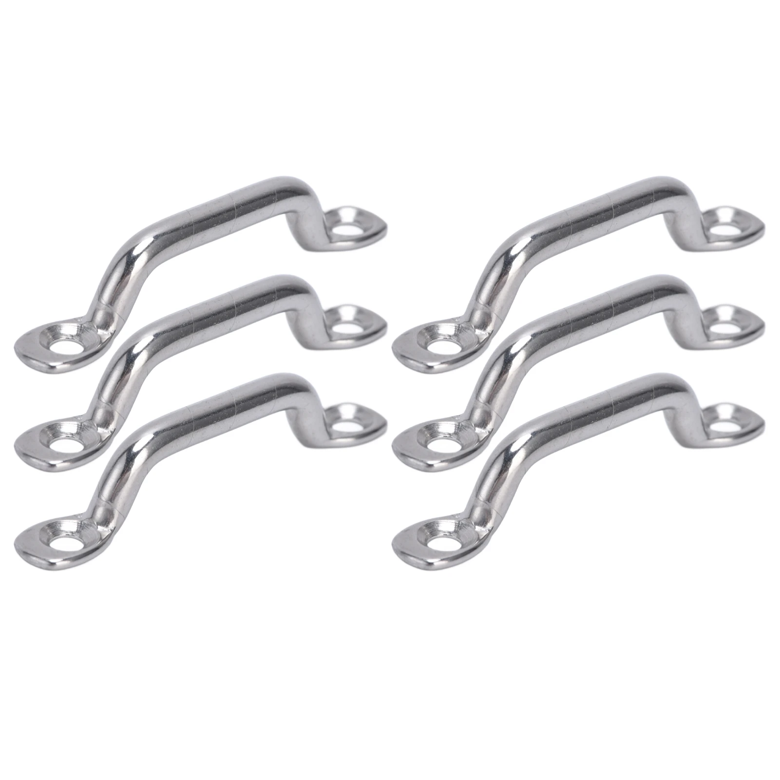 10Pcs Boat Top Pad Eye Deck Loop Tie Down 316 Stainless Steel Set Kit for Fixing Boat Top Pad Eye Eye Strap Pad Eye Top Pad Eye