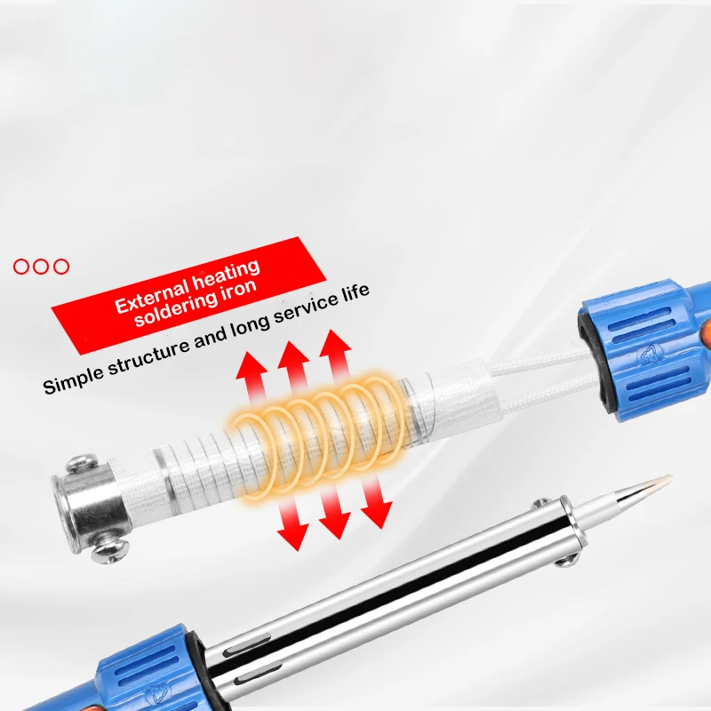 New 220V 30/40/60W Universal Electric Soldering Iron Core Heating Element Replacement Welding Tool Mica Externally Heating Core