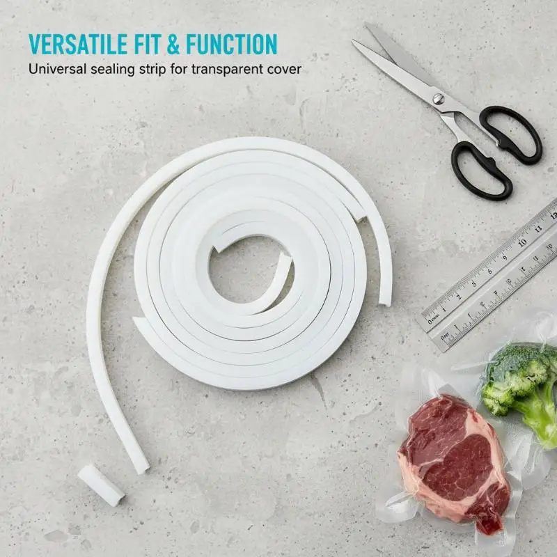 400/500/600 Vacuum Machine Sealing Strip Silicone Vacuum Food Packaging Machine Accessories Rubber Sealing Ring 6*12