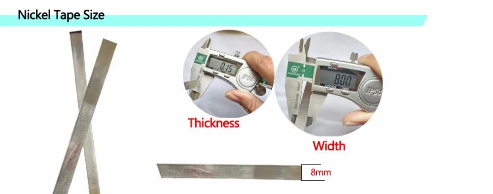 1kg 0.15x4mm to 20mm Nickel Strip 18650 Battery Pack Welding Nickel Belt Connecting Nickel Plated Steel Strip Lithium Battery