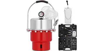 SucceBuy Pneumatic Air Pressure Brake Bleeder Kit Car Brake Fluid Oil Change Tool With 5L Tank for Bleeding Brake&Clutch System