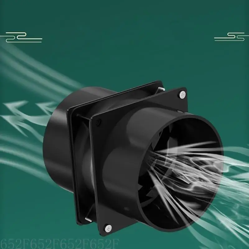 12cm Duct Fan Powerful Inline Extractor Fan 12V Duct Blower Indoor Air Exhaust Boosters For Workshop Basement Tent