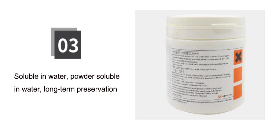 One Bag 100g Kototai Imported from England Washing Powder Removed Screen Printing Material