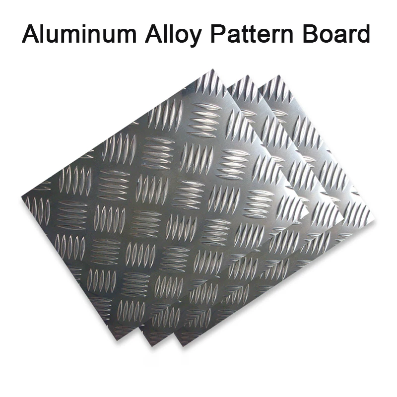 Aluminum Alloy Pattern Plate Anti-Slip Embossed Aluminum Plate High Hardness Corrosion Resistant Custom Size