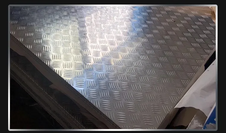 Aluminum Alloy Pattern Plate Anti-Slip Embossed Aluminum Plate High Hardness Corrosion Resistant Custom Size
