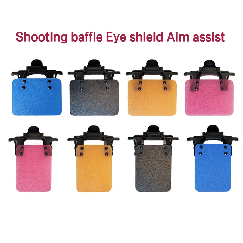 International Standard Shooting Glasses Blinders Occluder Clip Patches Eye Mask Aim Assistance Glasses Patches Enduring